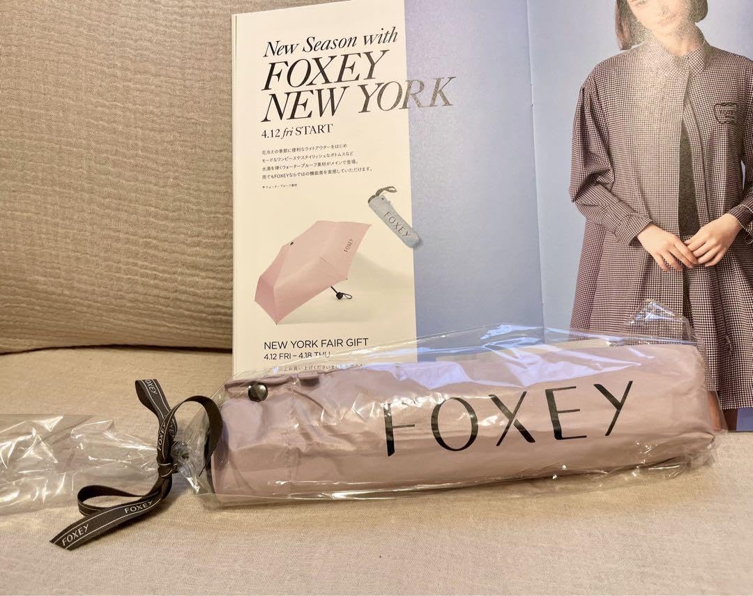 Amazon.co.jp: FOXEY フォクシー 傘 折りたたみ ピンク 限定